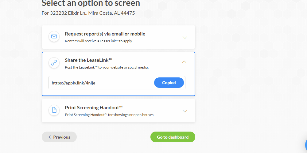 Step 3 GIF SCREENING