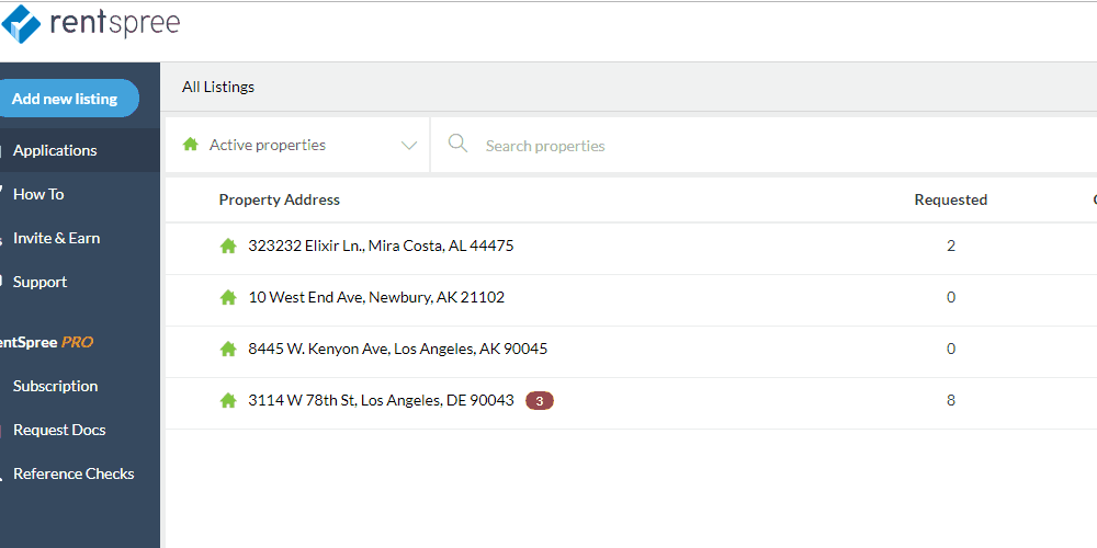 View Submitted Apps