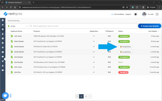 A Guide to Accepting and Denying Applicants on RentSpree