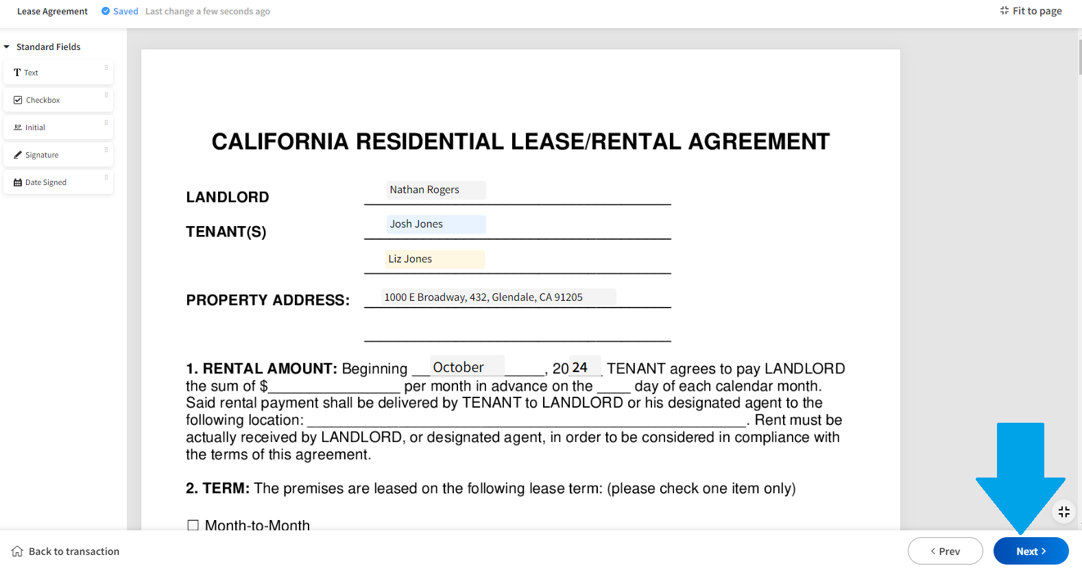 [E-Sign Documents] Property Representatives using RentSpree PRO can ...