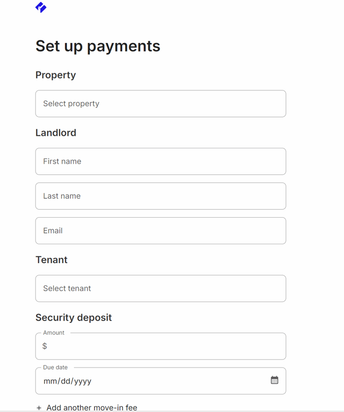 set up payment